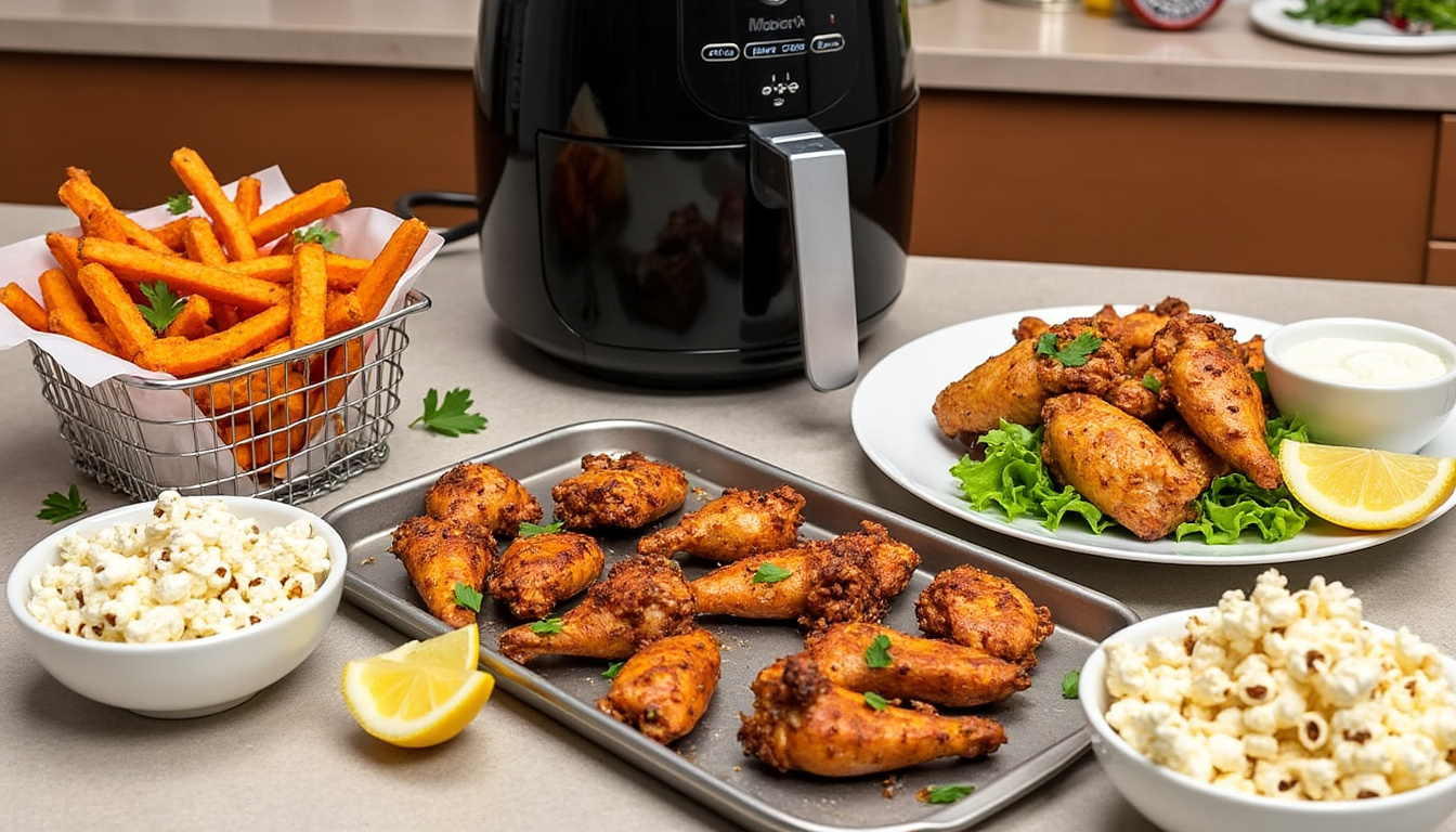 découvrez des recettes savoureuses et saines avec la friteuse à air moulinex. idéales pour toutes les heures de la journée, ces recettes de snacks vous permettront de savourer des plats croustillants et délicieux, tout en préservant votre santé. préparez des en-cas gourmands sans culpabilité grâce à l'expertise de moulinex.
