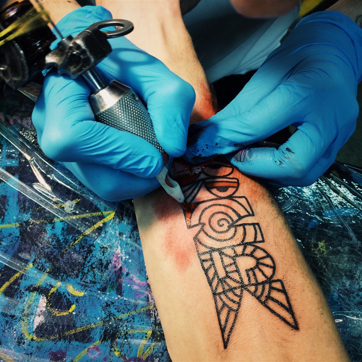 essai de tatouage