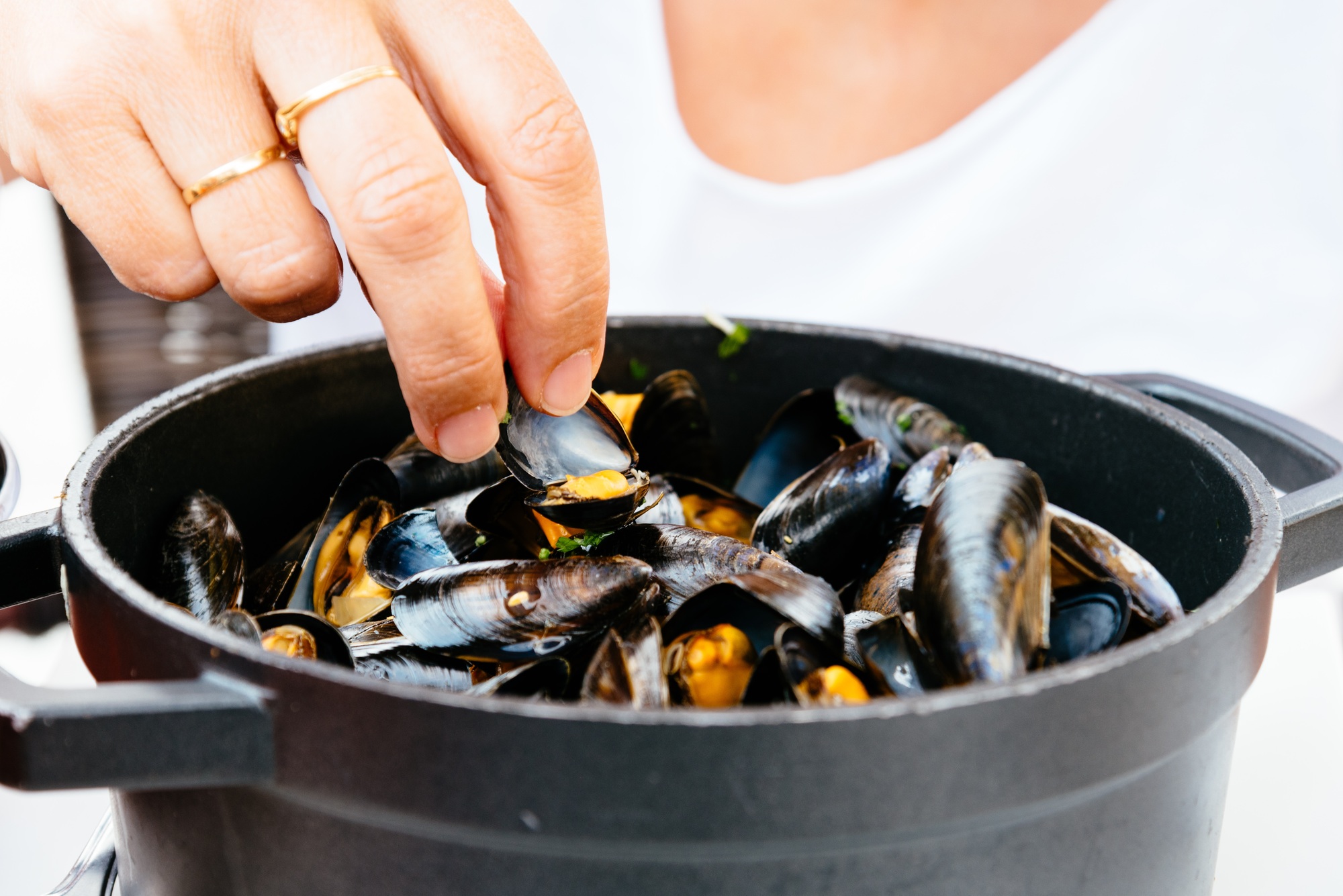 saison des moules en Normandie