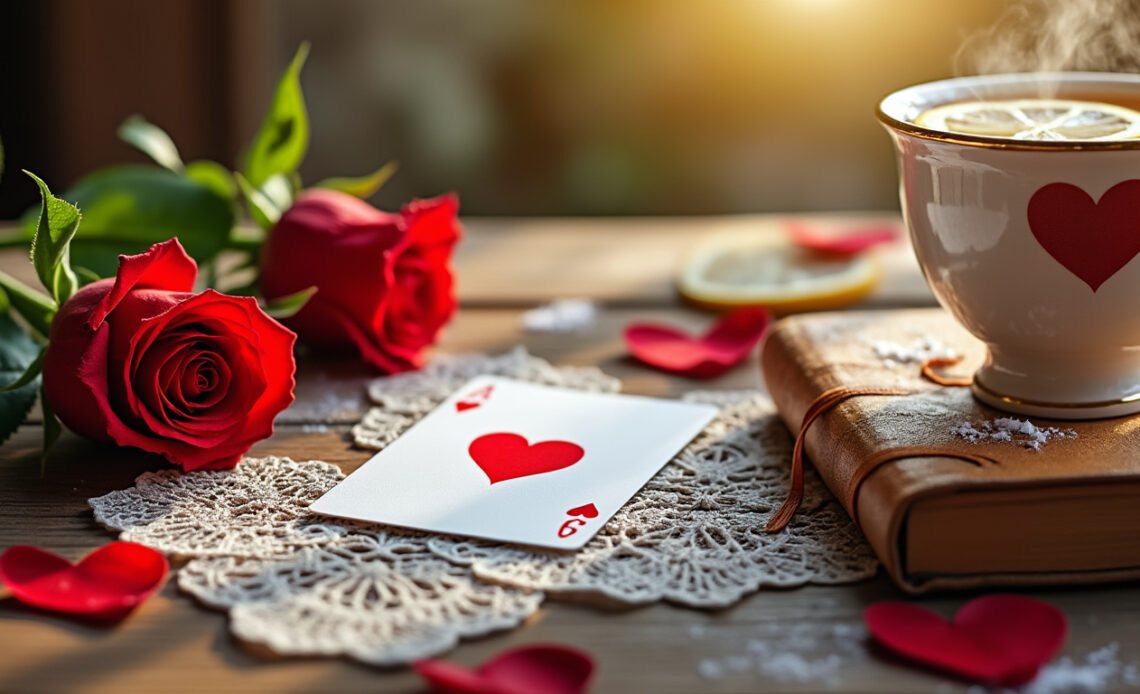 découvrez la signification profonde de la carte 6 de cœur et les messages cachés qu'elle renferme. plongez dans l'univers de la cartomancie et explorez les interprétations riches et fascinantes de cette carte symbolique.