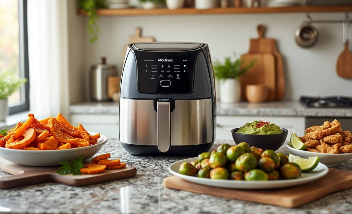 découvrez des recettes de snacks sains à toute heure avec l'air fryer moulinex. préparez des plats croquants et savoureux tout en maîtrisant votre consommation de calories. facile à utiliser, cet appareil vous permet de varier les plaisirs tout en prenant soin de votre santé.