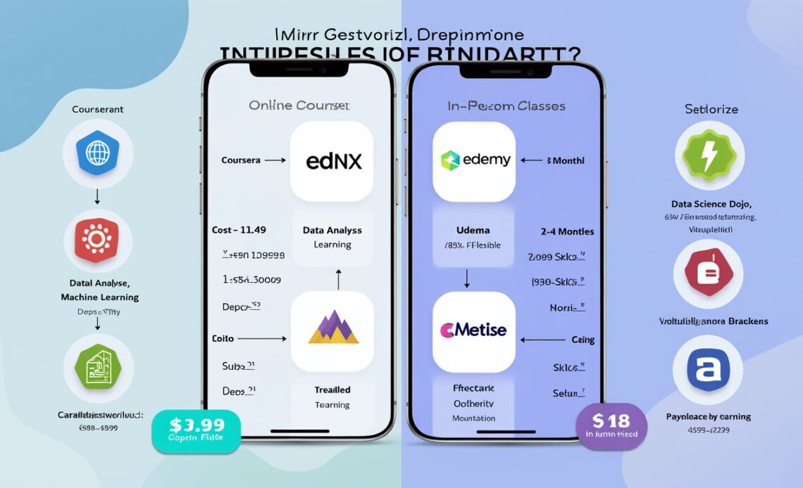 découvrez notre comparatif des meilleures formations de data analyst disponibles en seulement 3 mois, que ce soit en ligne ou en présentiel. comparez les programmes, les tarifs et les avis pour choisir la formation qui vous convient le mieux et propulsez votre carrière dans le monde de l'analyse de données.