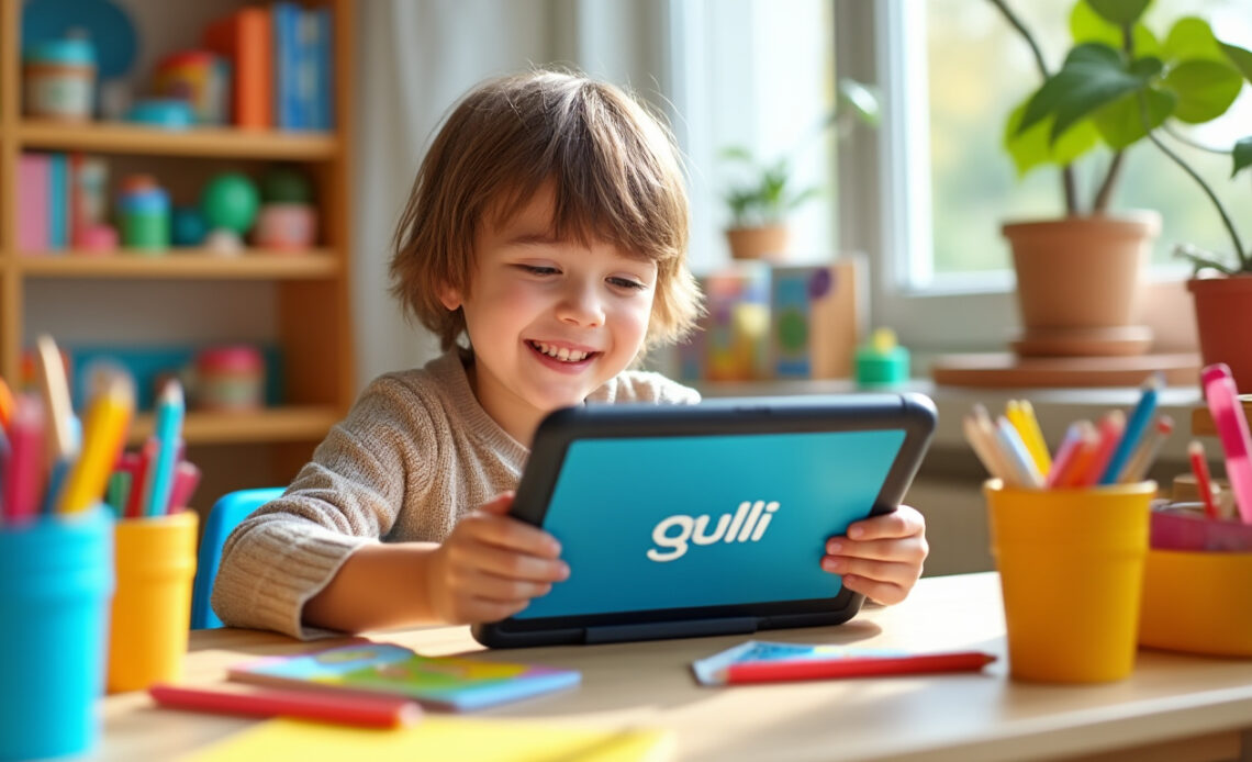 découvrez la tablette tactile enfant by gulli, équipée de la technologie kurio, idéale pour allier éducation et divertissement. offrez à votre enfant une expérience d'apprentissage ludique et sécurisée grâce à des contenus adaptés et une interface conviviale.