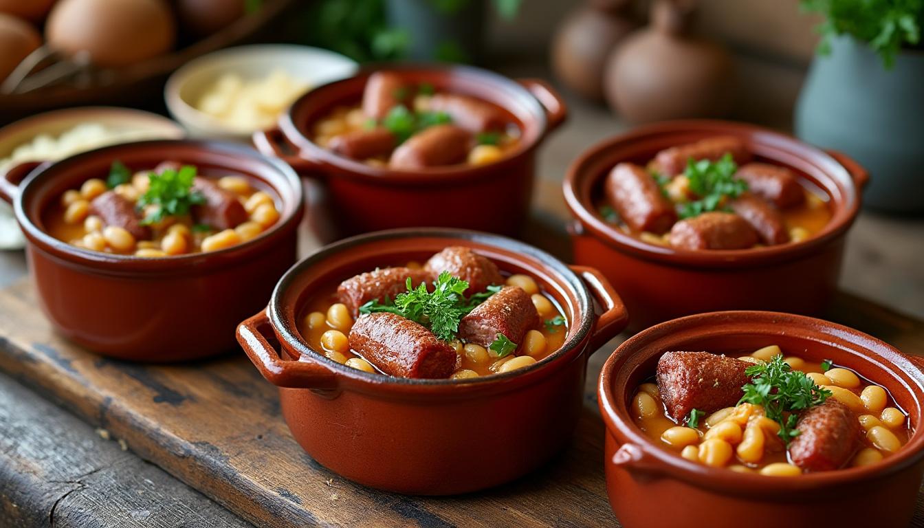 découvrez notre sélection des 5 meilleurs producteurs de cassoulet de toulouse, disponibles à la vente en ligne. savourez cette spécialité régionale préparée avec passion et authenticité, directement chez vous.