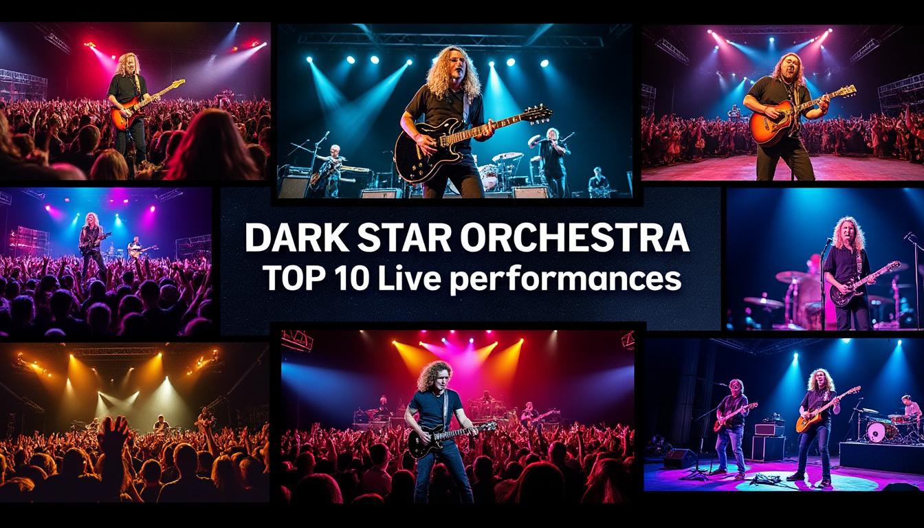 découvrez les 10 meilleures performances live du dark star orchestra, un hommage époustouflant aux légendaires grateful dead. revivez des moments musicaux inoubliables et laissez-vous transporter par l'énergie et la passion de ce groupe exceptionnel dans chaque concert.