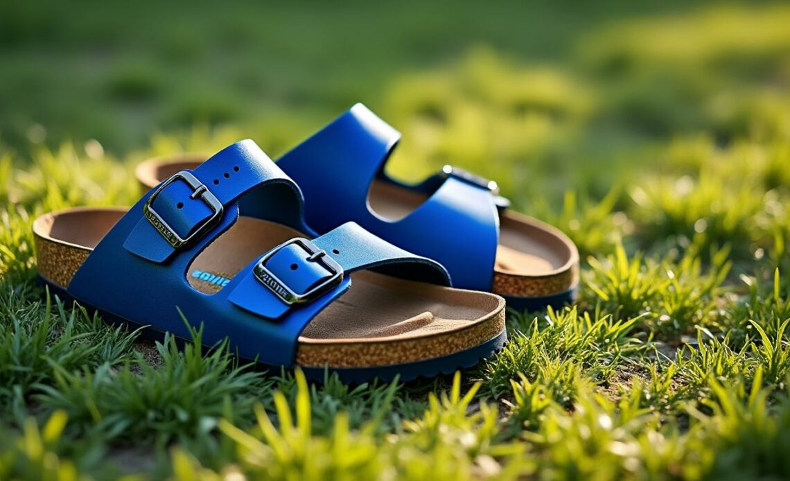 découvrez les chaussures birkenstock gizeh en bleu, alliant confort exceptionnel et esthétique moderne. parfaites pour un look décontracté, elles offrent un soutien optimal tout en restant tendance. idéales pour vos sorties d'été, ces sandales sont un incontournable pour allier style et bien-être.
