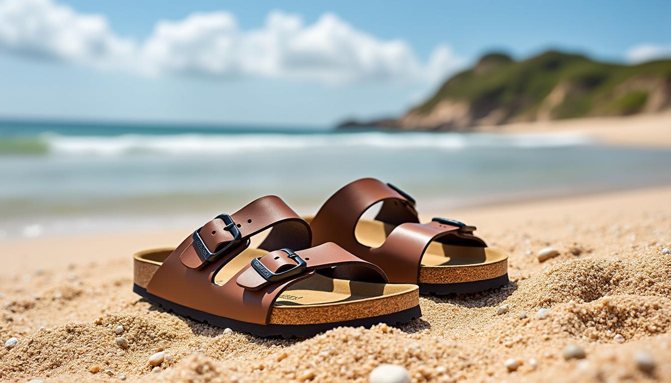 découvrez les chaussures birkenstock gizeh en bleu, alliant un confort inégalé à une esthétique moderne. idéales pour un look décontracté et élégant, ces sandales offrent un soutien parfait pour vos pieds tout au long de la journée.
