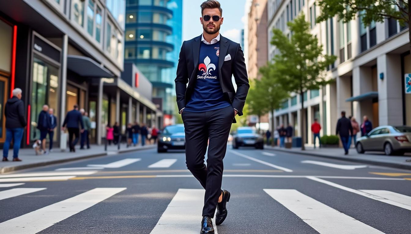 découvrez les meilleures astuces pour porter le maillot du stade français orné de la fleur de lys avec style. que ce soit pour une sortie entre amis, un match ou un casual friday, apprenez à accessoriser et à associer votre maillot pour un look à la fois tendance et fidèle aux couleurs de votre équipe !