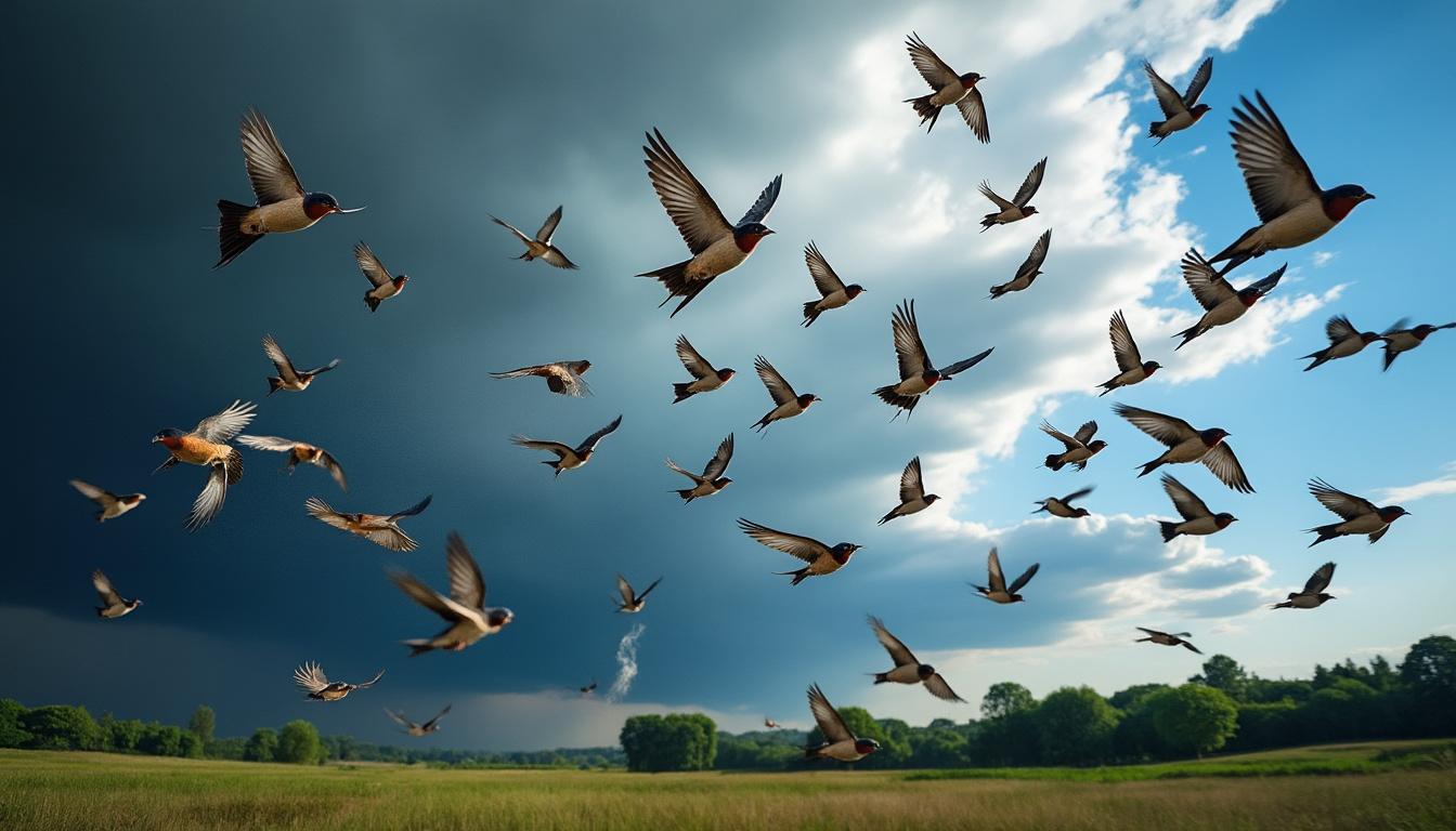 découvrez comment les conditions climatiques influencent la vitesse de migration des hirondelles. analyse des facteurs environnementaux et des adaptations de ces oiseaux fascinants face aux défis du changement climatique.