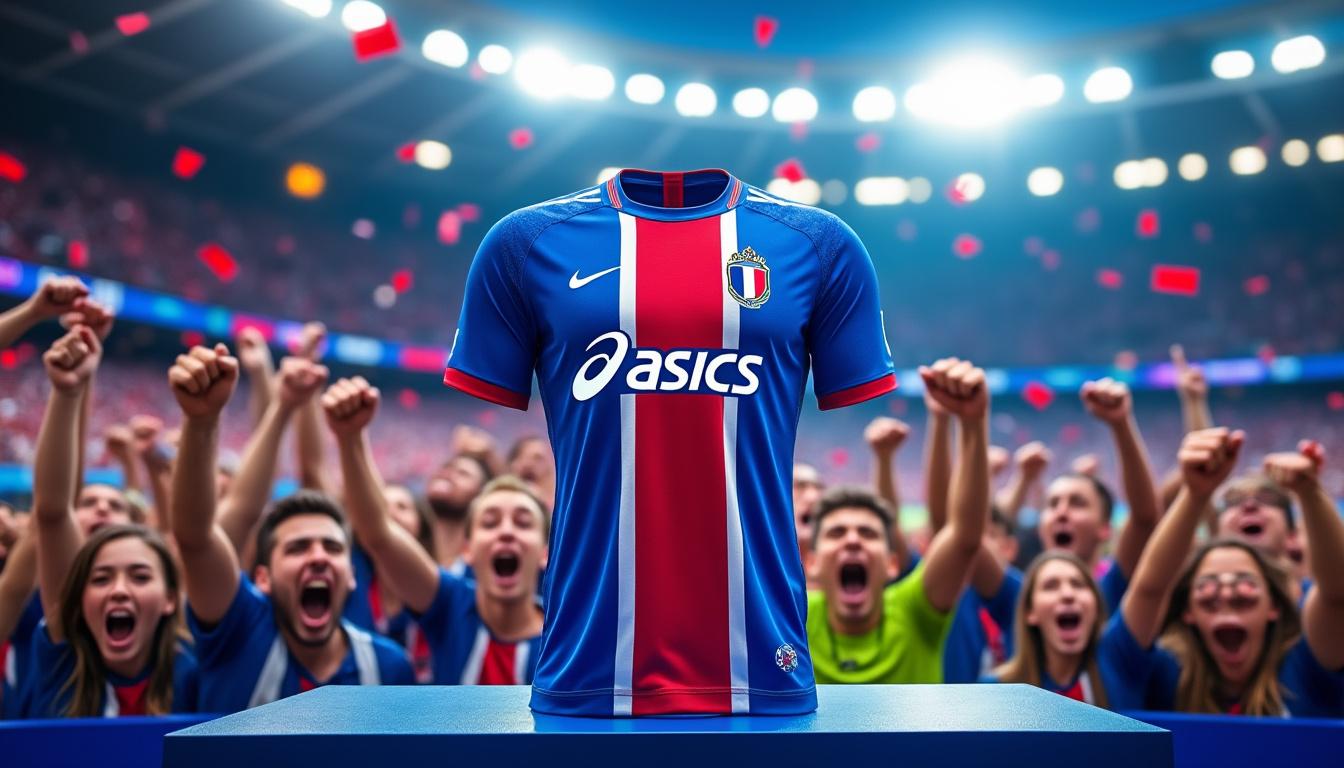 découvrez pourquoi le nouveau maillot du stade français signé asics est l'incontournable pour tous les supporters. alliant performance, confort et design moderne, ce maillot incarne l'esprit de l'équipe et permet de soutenir vos joueurs avec fierté. ne manquez pas l'opportunité de l'ajouter à votre collection !