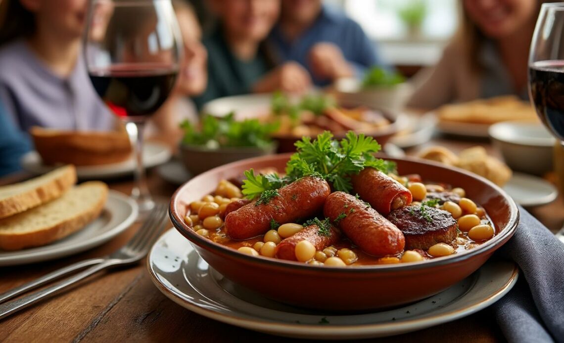 découvrez la délicieuse recette de cassoulet de pierre perret, idéale pour un repas convivial en famille ou entre amis. savourez chaque bouchée de ce plat traditionnel et réconfortant qui réchauffe le cœur et ravit les papilles.
