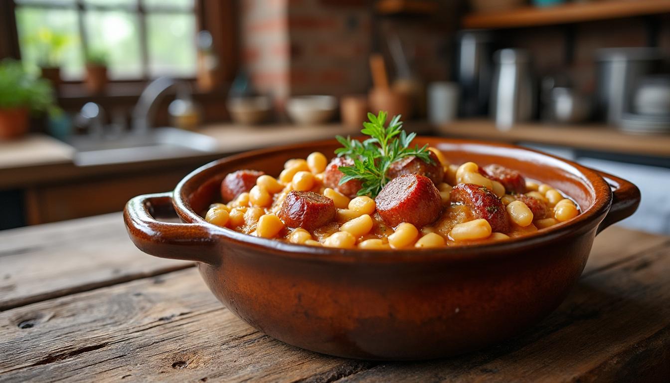 découvrez la délicieuse recette de cassoulet de pierre perret, idéale pour un repas convivial en famille ou entre amis. apprenez à préparer ce plat traditionnel français, riche en saveurs et en histoire, et partagez un moment gourmand inoubliable autour de la table.