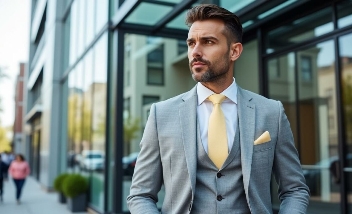 découvrez les tendances actuelles des cravates homme jaune pastel et apprenez à les porter avec style. des conseils pratiques pour égayer vos tenues, qu'il s'agisse d'un look formel ou décontracté. adoptez cette couleur tendance et faites une déclaration de mode audacieuse.