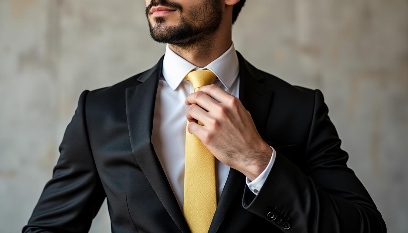 découvrez les dernières tendances des cravates homme jaune pastel et apprenez à les porter avec élégance. explorez des conseils de style, des associations de couleurs et des looks inspirants pour rehausser votre garde-robe.
