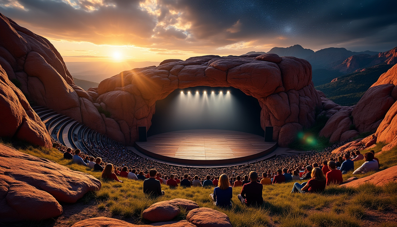 découvrez le red rocks amphitheatre au colorado, un lieu mythique où concerts inoubliables et panorama naturel spectaculaire se rencontrent pour offrir une expérience unique aux amateurs de musique et de paysages grandioses.