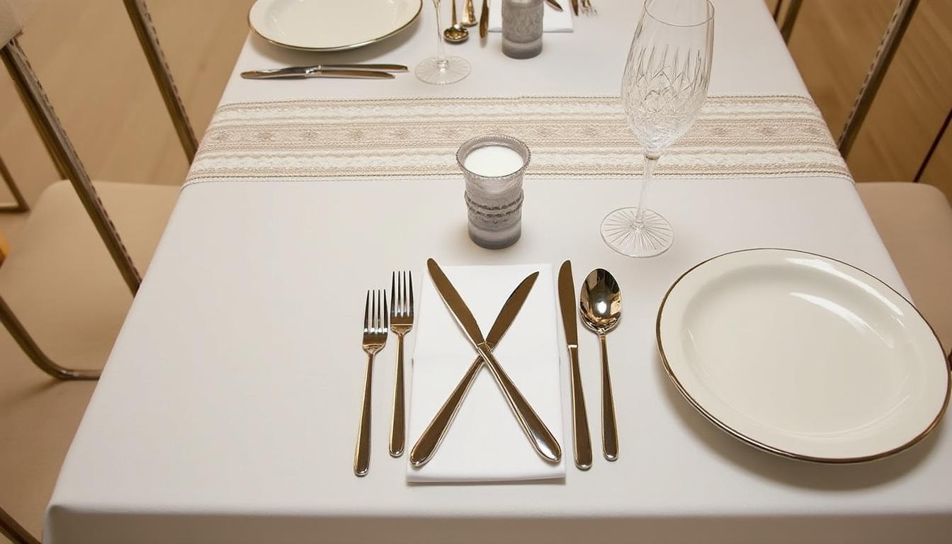 découvrez pourquoi placer des couverts croisés dans l’assiette peut transformer votre service de table. un détail simple, mais plein de signification pour sublimer vos repas et étonner vos invités.