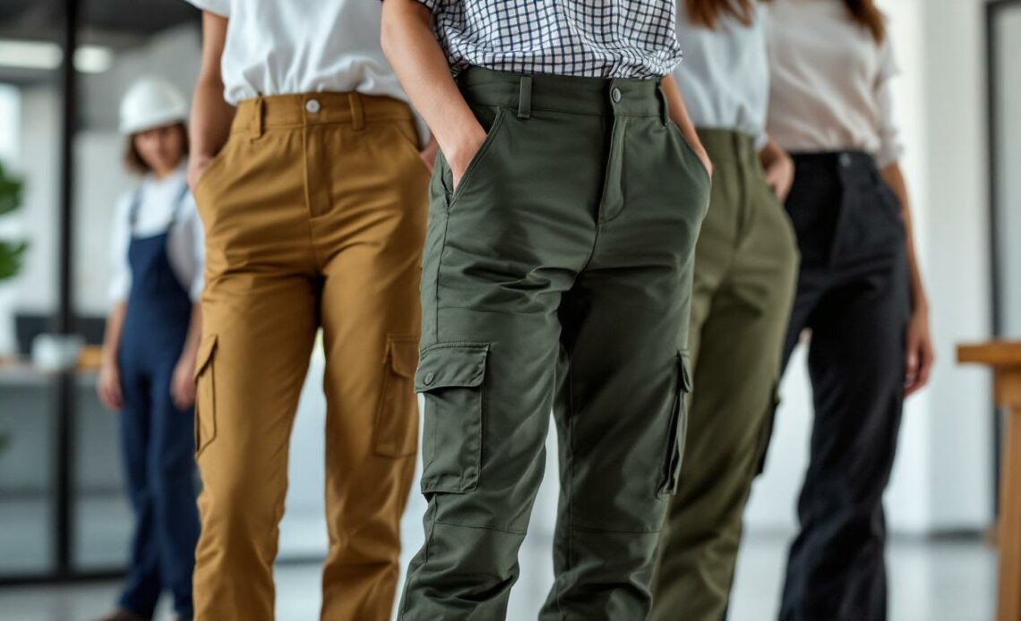 découvrez notre collection de pantalons de travail pour femme alliant style et confort, adaptés à toutes les professions pour un look professionnel et moderne.
