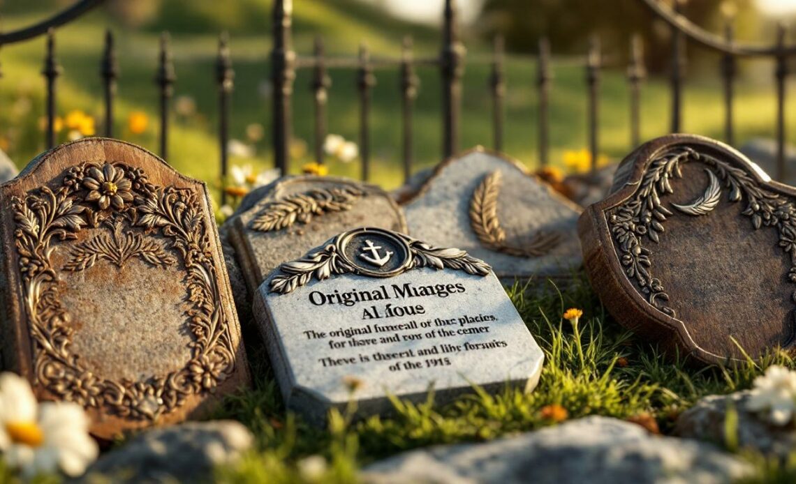 découvrez nos plaques funéraires originales pour un hommage touchant et personnel, personnalisables selon vos envies pour célébrer la mémoire de vos proches avec respect et émotion.