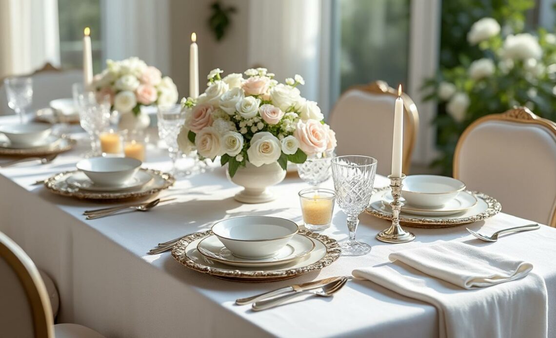 sublimez vos repas grâce à une décoration de table élégante et créez des moments inoubliables autour de vos convives.