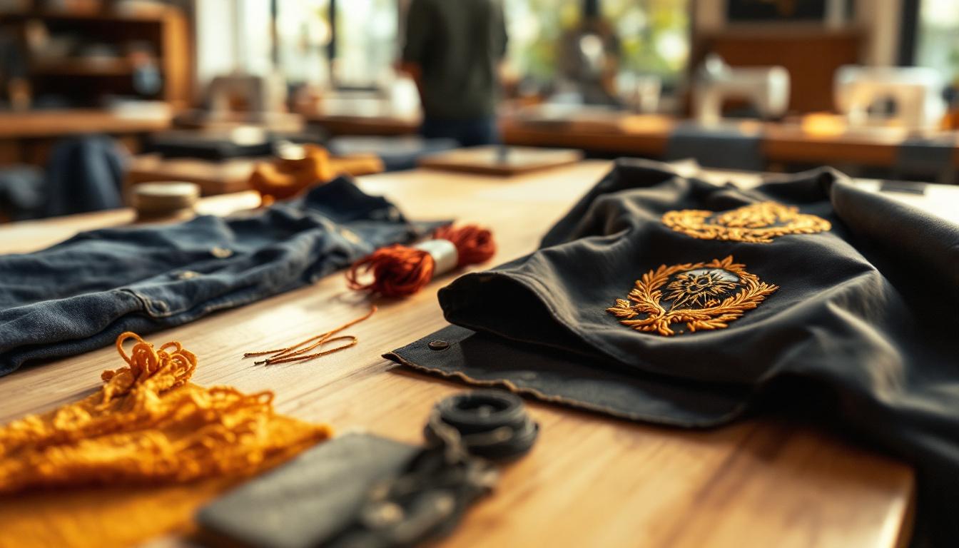 découvrez comment choisir le tissu idéal pour un blouson personnalisé avec votre logo brodé, alliant qualité, confort et style pour un rendu unique et durable.