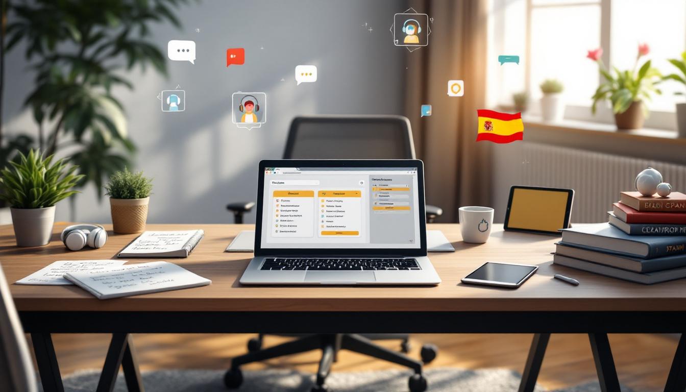 découvrez notre formation d'espagnol en ligne, conçue pour les débutants comme pour les avancés. apprenez à votre rythme grâce à des cours interactifs et des ressources adaptées à tous les niveaux.