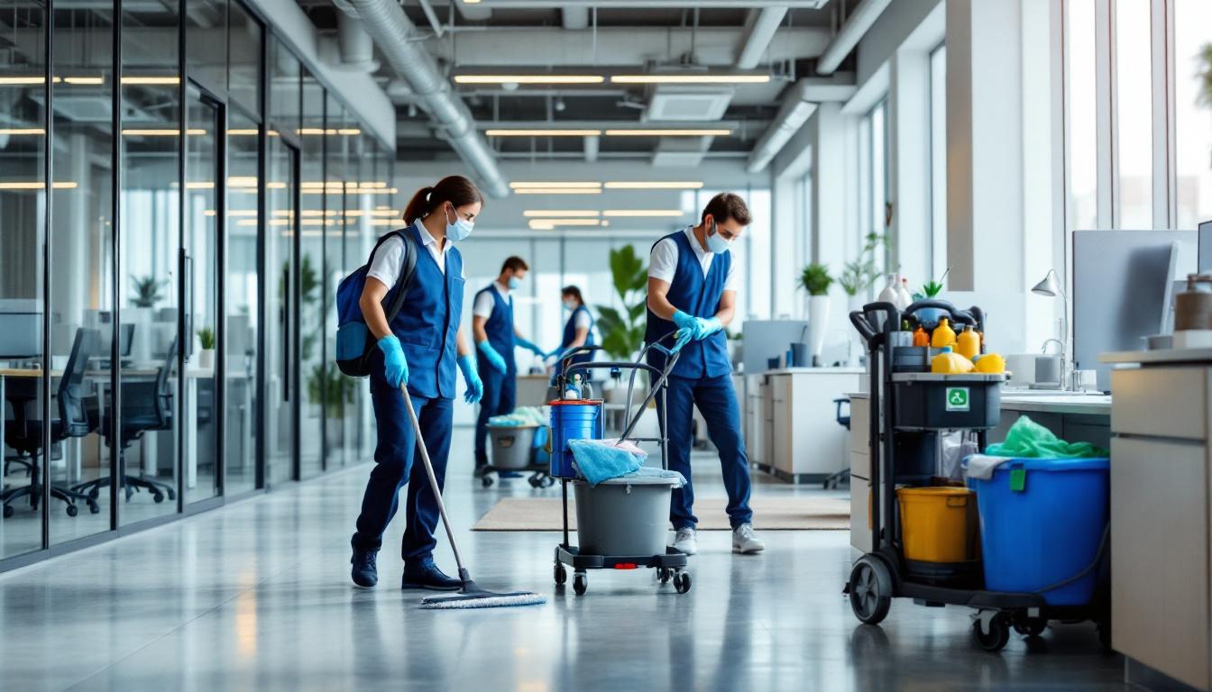 découvrez notre guide complet des meilleures entreprises de nettoyage de bureaux, avec tout ce qu'il faut savoir avant de choisir votre prestataire pour un environnement de travail propre et sain.