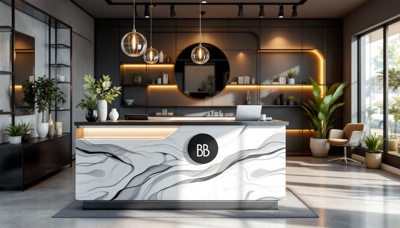 découvrez pourquoi la banque d'accueil est un élément clé pour un salon de coiffure, améliorant l'accueil client et l'expérience globale.