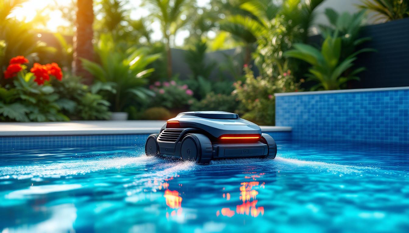 découvrez comment un aspirateur de piscine pour fond et parois améliore la qualité de l'eau en éliminant efficacement saletés et algues, assurant une piscine propre et saine.