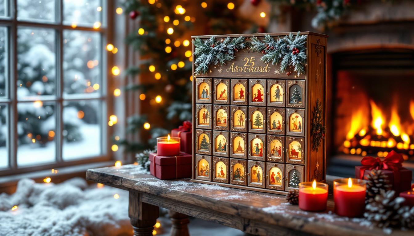 découvrez comment rendre l'attente des fêtes magique grâce à un joli calendrier de l'avent 2026, parfait pour savourer chaque jour jusqu'à noël.