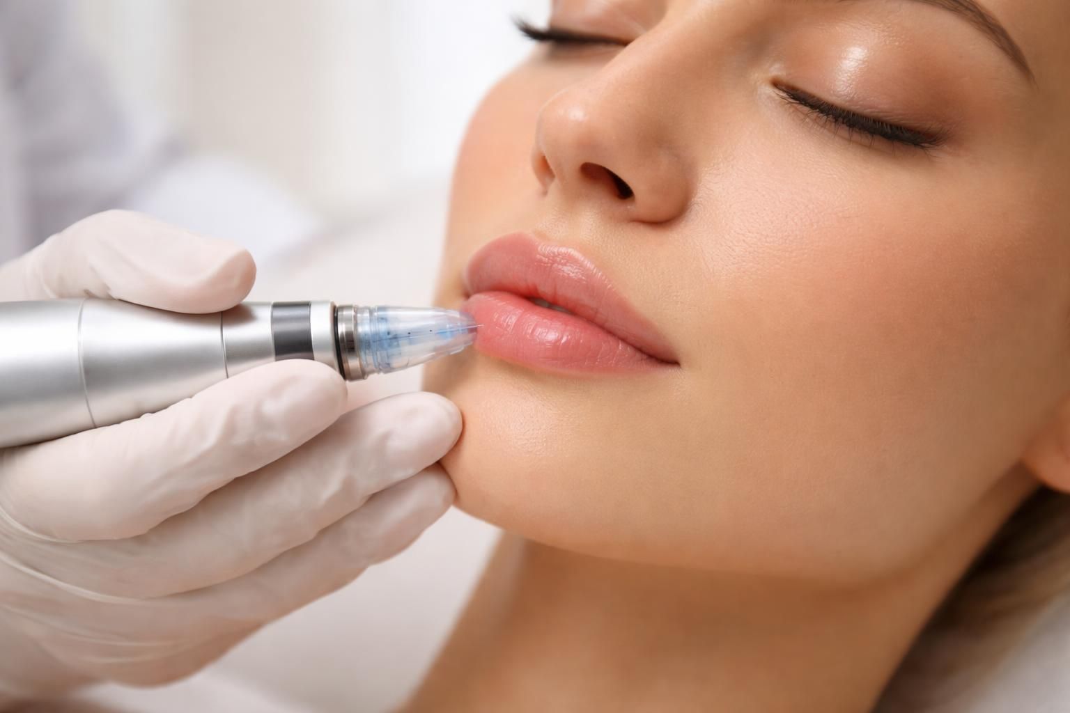 découvrez un protocole spécifique de microneedling dédié au contour des lèvres pour améliorer la texture et la fermeté de cette zone délicate.