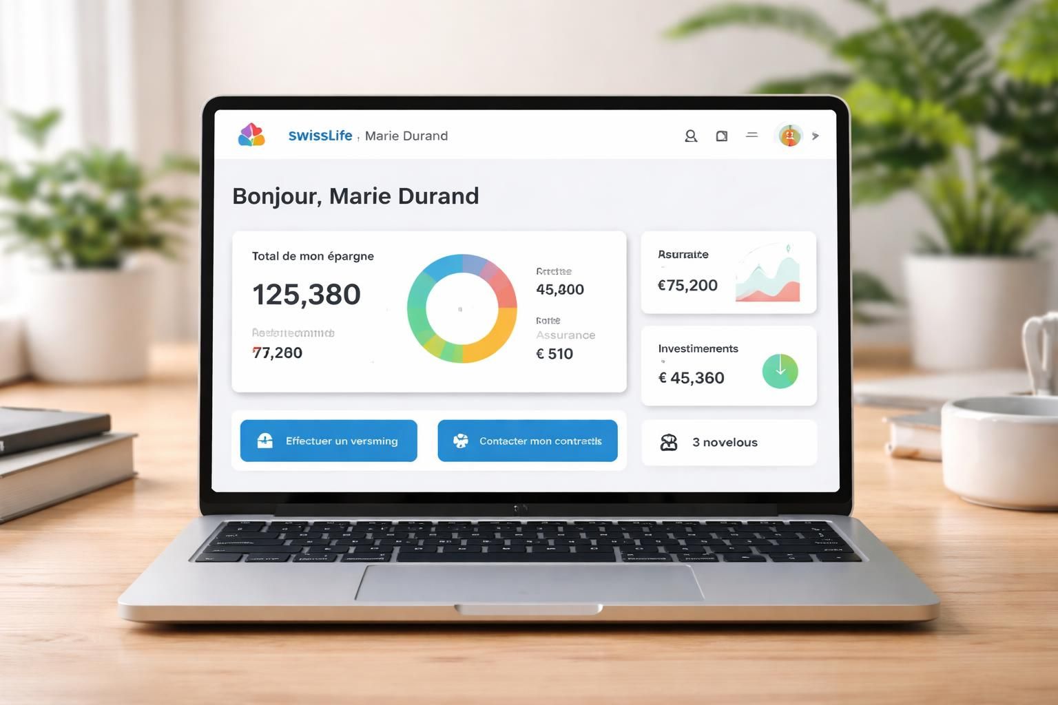 découvrez myswisslife, une interface client en ligne intuitive qui facilite la gestion de vos contrats d'assurance et services financiers en toute simplicité.