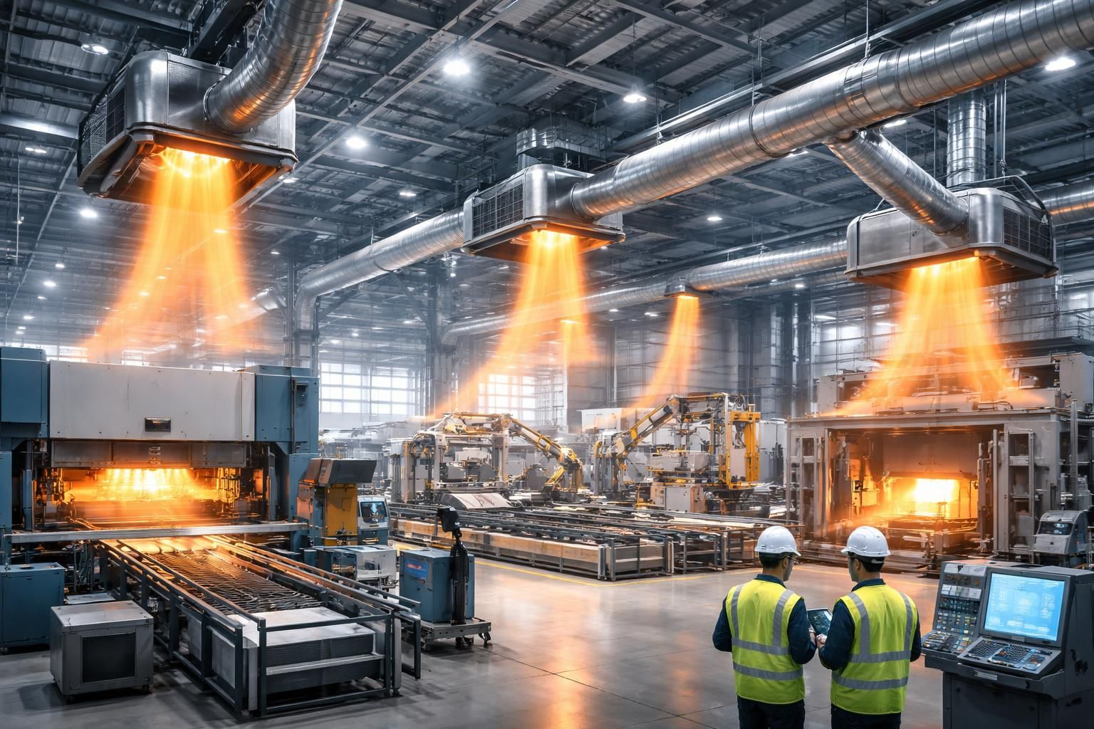 découvrez les applications innovantes du chauffage industriel soufflant et comment elles révolutionnent les process industriels pour une efficacité énergétique optimale.