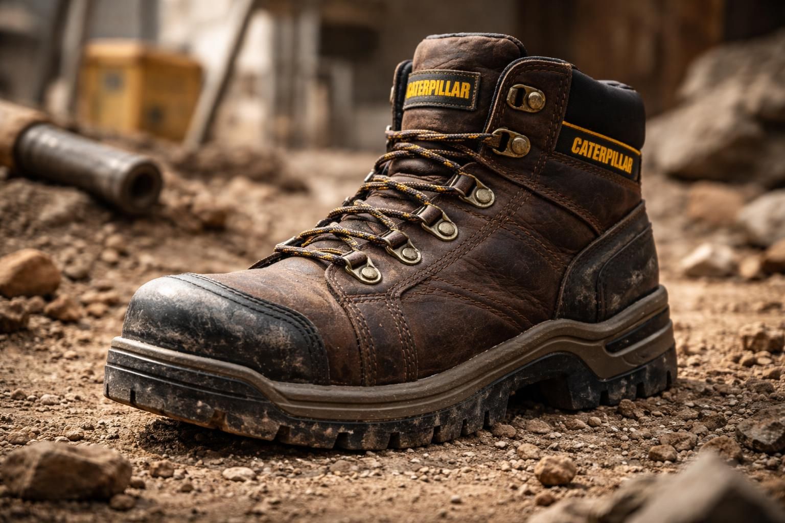 découvrez les chaussures caterpillar de chantier, conçues pour offrir une protection optimale et un confort durable à vos pieds sur tous vos chantiers.