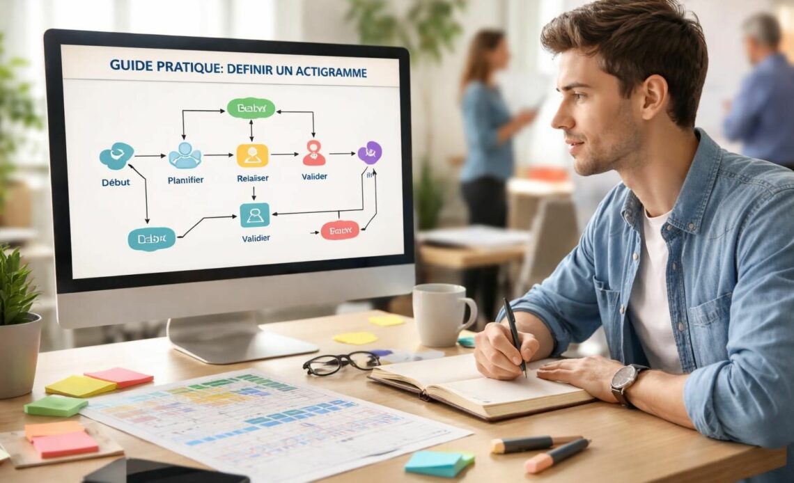 découvrez la définition d'actigramme avec notre guide pratique spécialement conçu pour les débutants en gestion de projet. apprenez à visualiser et analyser les activités pour optimiser vos projets efficacement.