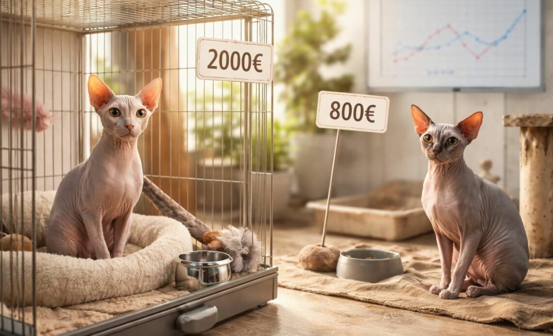 découvrez les raisons pour lesquelles le prix d'un chat sphynx peut varier selon les éleveurs, incluant la génétique, la santé, la réputation et les soins apportés.
