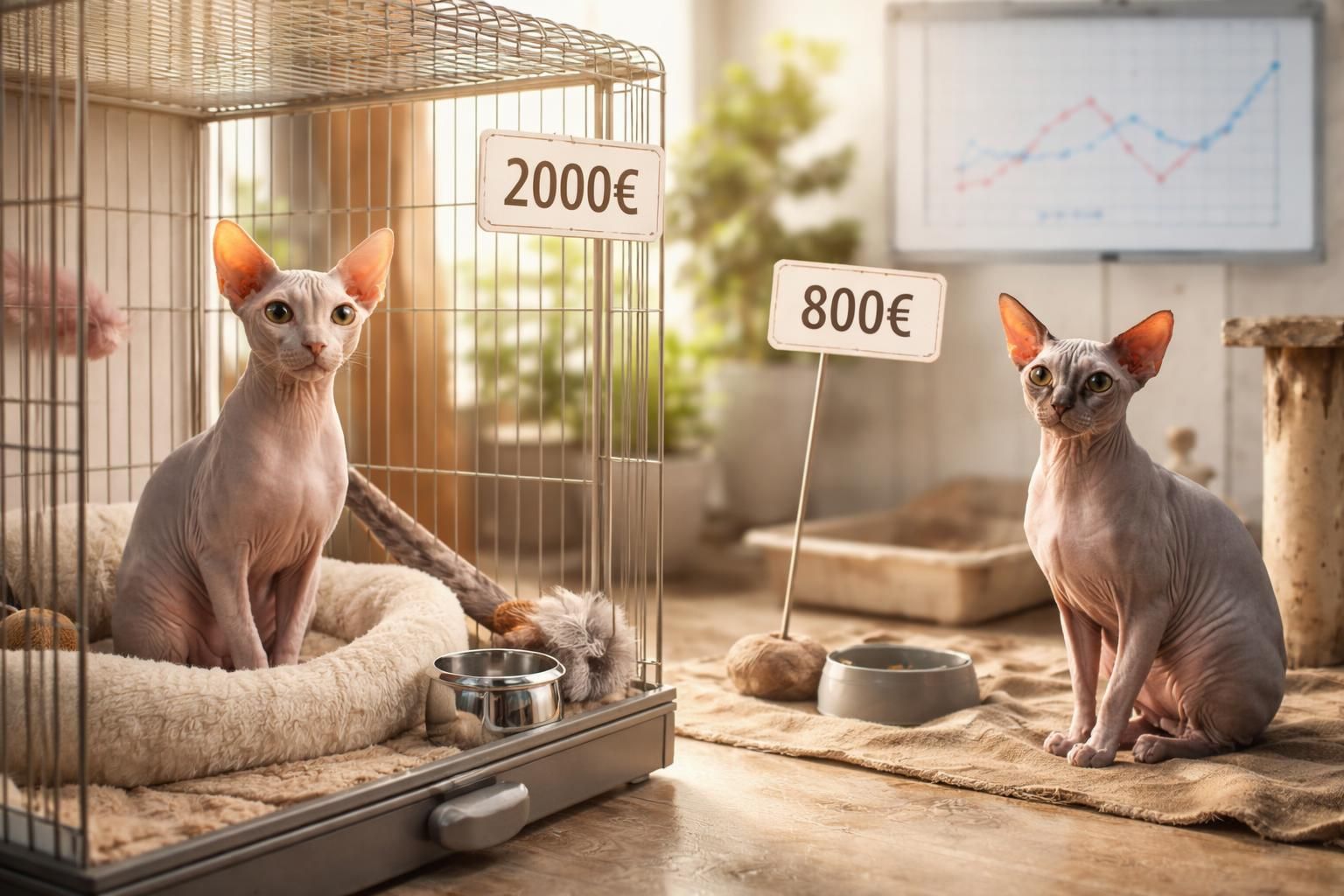 découvrez les raisons pour lesquelles le prix d'un chat sphynx peut varier selon les éleveurs, incluant la génétique, la santé, la réputation et les soins apportés.