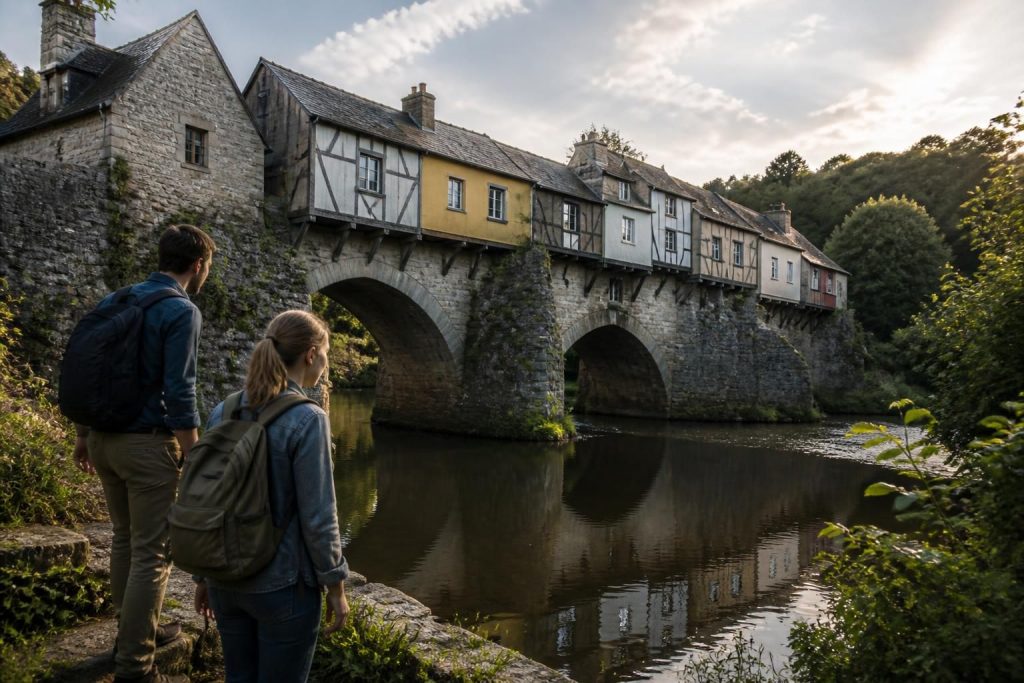 découvrez le pont habité de rohan en bretagne, un trésor insolite alliant histoire, architecture unique et charme authentique au cœur de la région.