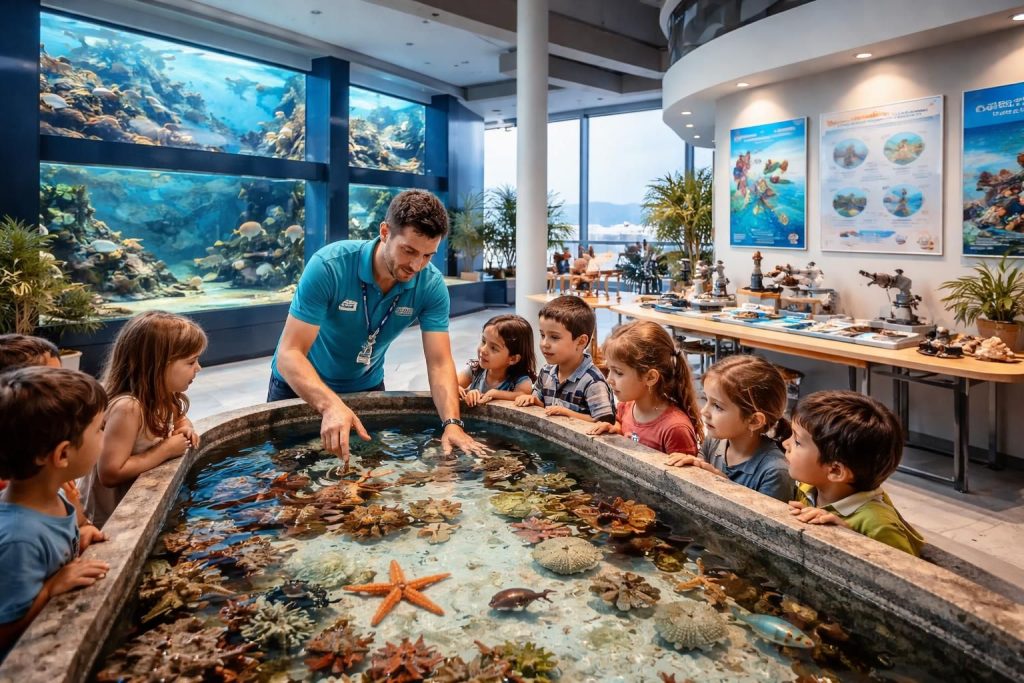 découvrez les activités pédagogiques variées proposées par l'aquarium de sainte-maxime pour apprendre en s'amusant sur la faune marine et la protection de l'environnement.