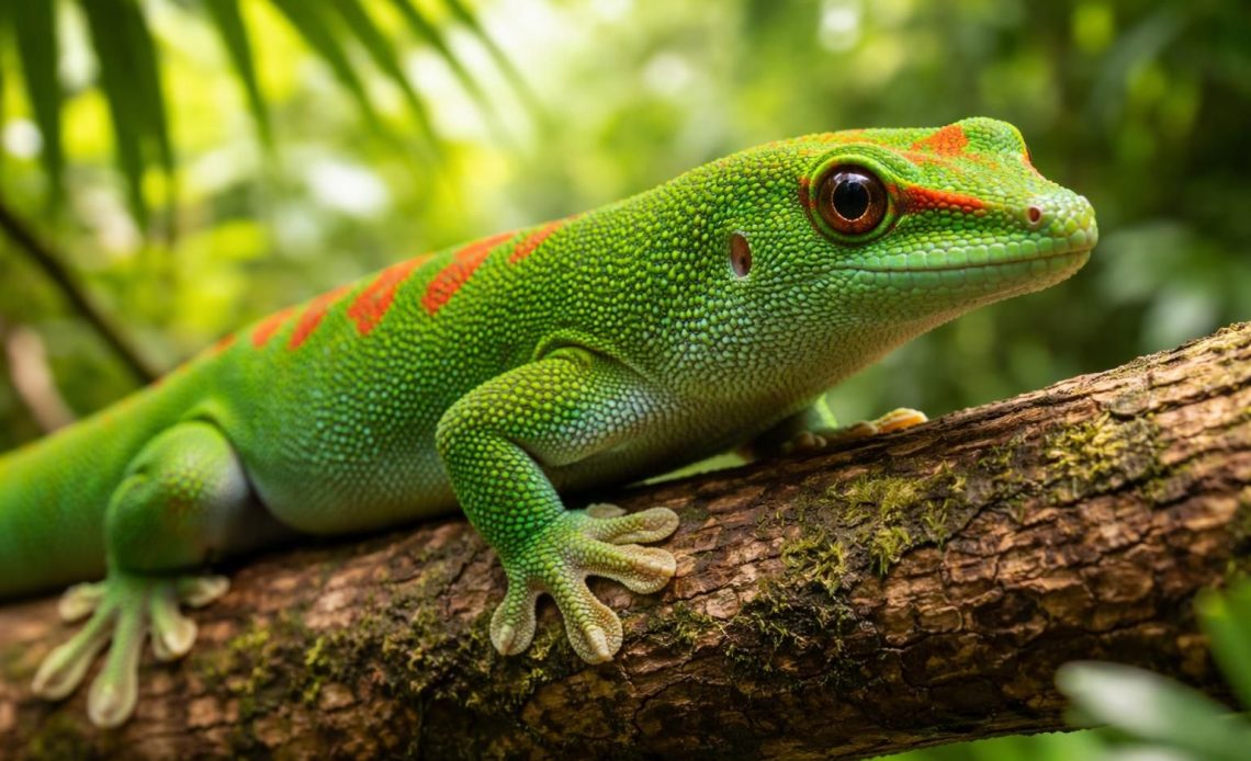 découvrez les traits distinctifs du phelsuma grandis qui le rendent unique et captivant, de ses couleurs éclatantes à ses comportements fascinants.